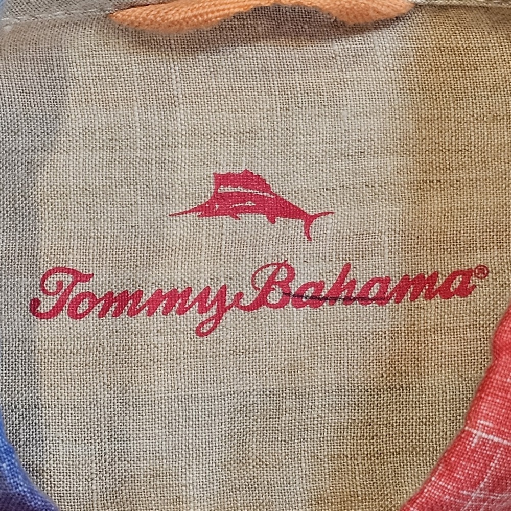 Tommy Bahama  Tommy Bahama Sunset Striped Breezer Long-Sleeve Linen Shirt Relax - Picture 6 of 15